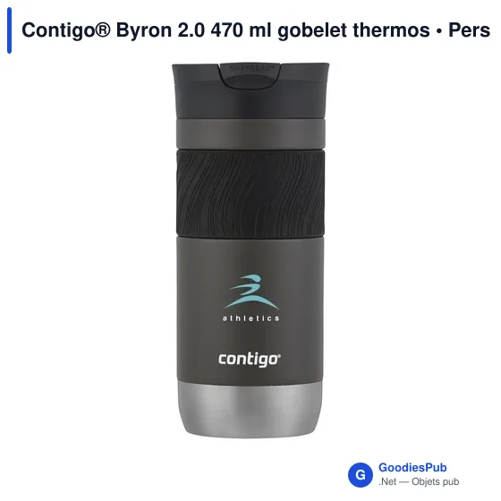 Gobelet thermos personnalisable Contigo® Byron 2.0 470 mlavec logo - Image 7
