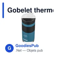 Gobelet thermos personnalisable Contigo® Byron 2.0 470 mlavec logo - Miniature 9