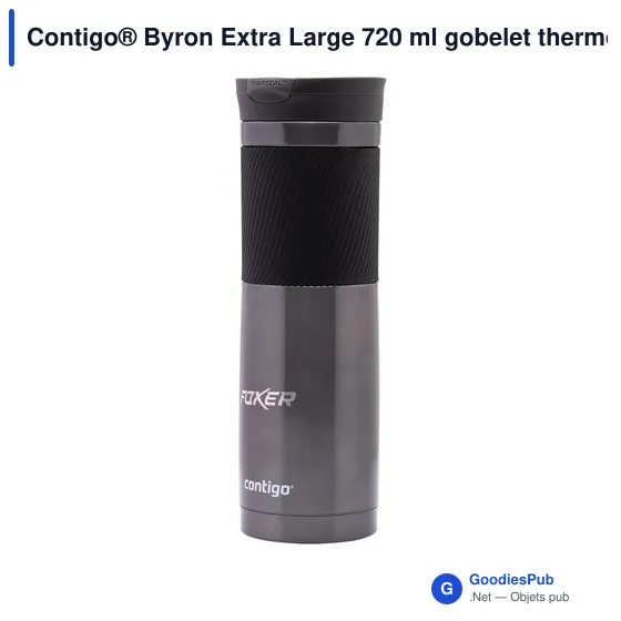 Gobelet thermos personnalisable Contigo® Byron Extra Large 720 mlavec logo - Image 2