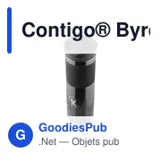 Gobelet thermos personnalisable Contigo® Byron Extra Large 720 mlavec logo - Miniature 3