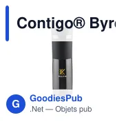 Gobelet thermos personnalisable Contigo® Byron Extra Large 720 mlavec logo - Miniature 4