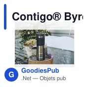 Gobelet thermos personnalisable Contigo® Byron Extra Large 720 mlavec logo - Miniature 6