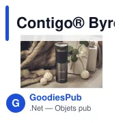 Gobelet thermos personnalisable Contigo® Byron Extra Large 720 mlavec logo - Miniature 7