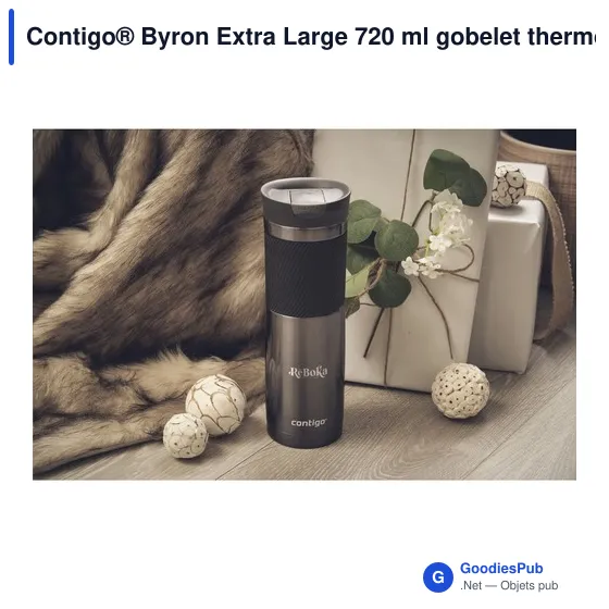 Gobelet thermos personnalisable Contigo® Byron Extra Large 720 mlavec logo - Image 7