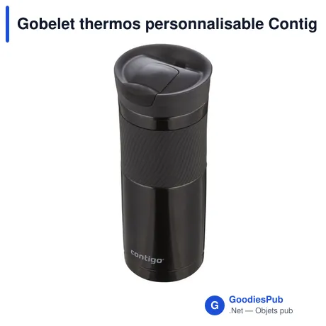 Gobelet thermos personnalisable Contigo® Byron Large 590 ml avec logo