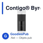 Gobelet thermos personnalisable Contigo® Byron Large 590 ml avec logo - Miniature 2