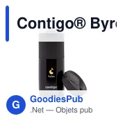Gobelet thermos personnalisable Contigo® Byron Large 590 ml avec logo - Miniature 3