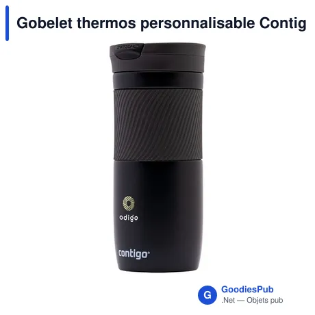 Gobelet thermos personnalisable Contigo® Byron Medium 470 ml avec logo