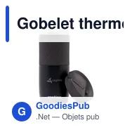 Gobelet thermos personnalisable Contigo® Byron Medium 470 ml avec logo - Miniature 4