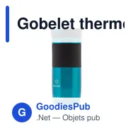 Gobelet thermos personnalisable Contigo® Byron Medium 470 ml avec logo - Miniature 9