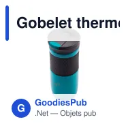 Gobelet thermos personnalisable Contigo® Byron Medium 470 ml avec logo - Miniature 10