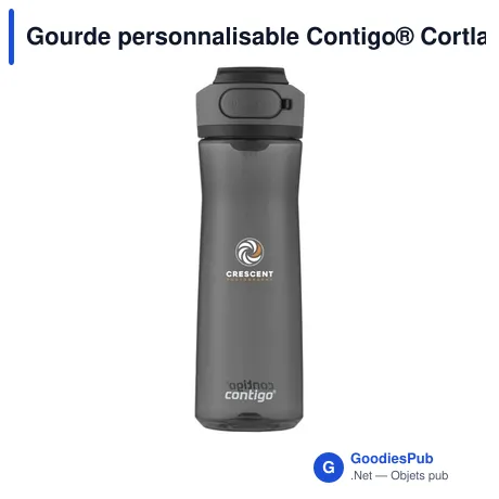 Gourde personnalisable Contigo® Cortland 2.0 avec logo