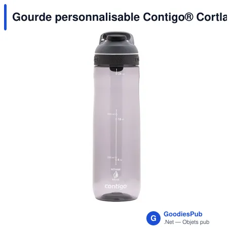 Gourde personnalisable Contigo® Cortland Tritan™ Renew 720 ml avec logo
