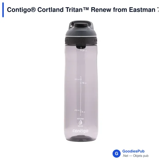 Gourde personnalisable Contigo® Cortland Tritan™ Renew 720 ml avec logo - Image 1