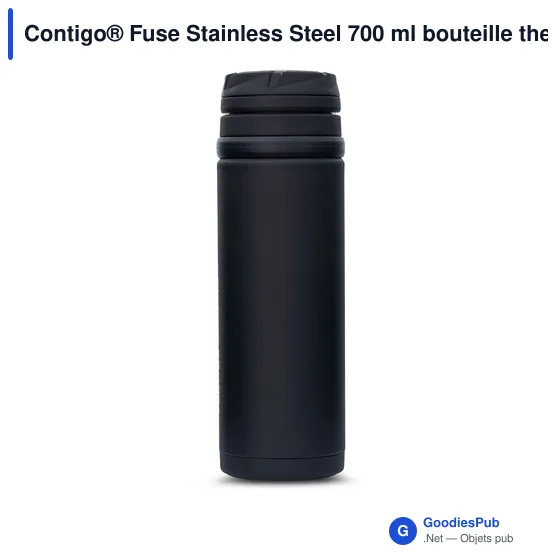 Bouteille isotherme personnalisable Contigo® Fuse 700 ml avec logo - Image 3