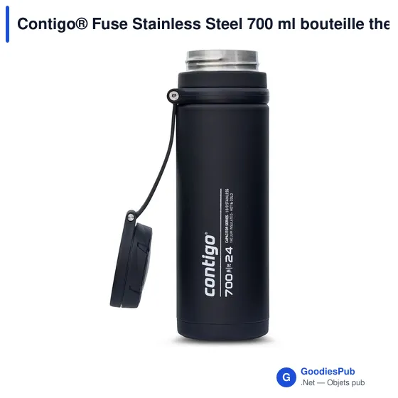 Bouteille isotherme personnalisable Contigo® Fuse 700 ml avec logo - Image 5