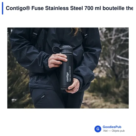 Bouteille isotherme personnalisable Contigo® Fuse 700 ml avec logo - Image 10
