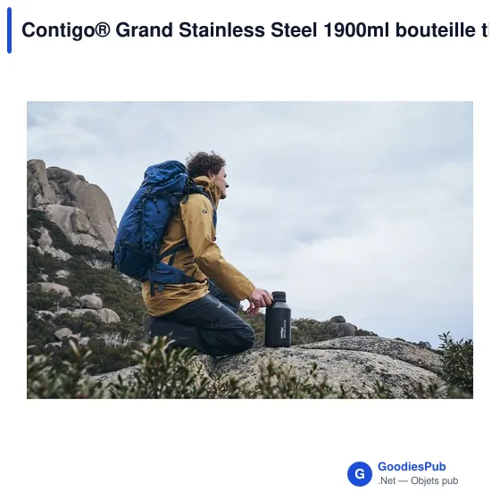 Bouteille isotherme personnalisable Contigo® Grand 1900ml avec logo - Image 11