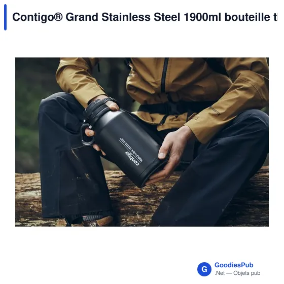 Bouteille isotherme personnalisable Contigo® Grand 1900ml avec logo - Image 8