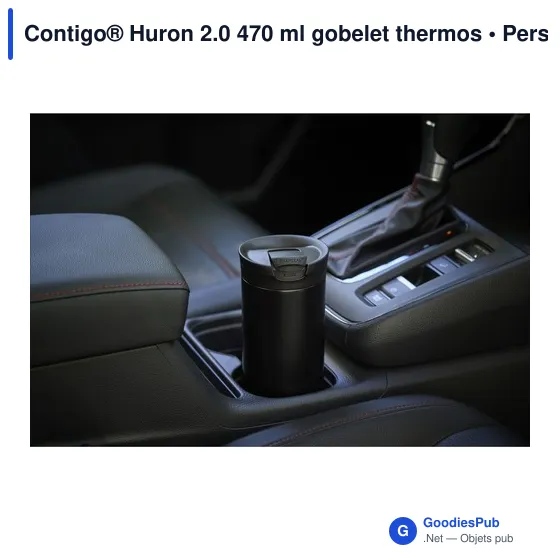 Gobelet thermos personnalisable Contigo® Huron 2.0 470 ml avec logo - Image 12