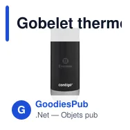 Gobelet thermos personnalisable Contigo® Huron 2.0 470 ml avec logo - Miniature 5