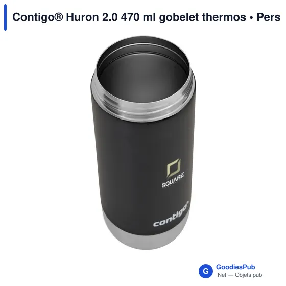 Gobelet thermos personnalisable Contigo® Huron 2.0 470 ml avec logo - Image 7