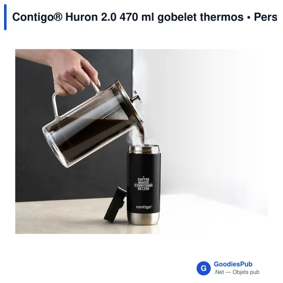 Gobelet thermos personnalisable Contigo® Huron 2.0 470 ml avec logo - Image 8