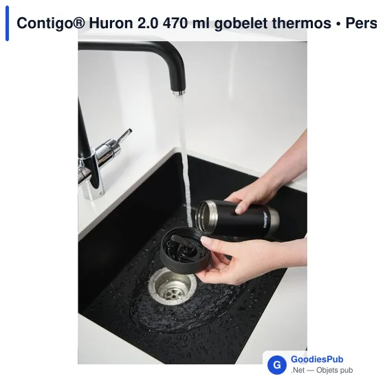 Gobelet thermos personnalisable Contigo® Huron 2.0 470 ml avec logo - Image 9