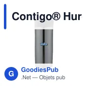 Gobelet thermos personnalisable Contigo® Huron 470 ml avec logo - Miniature 4