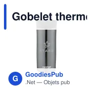 Gobelet thermos personnalisable Contigo® Huron 470 ml avec logo - Miniature 9