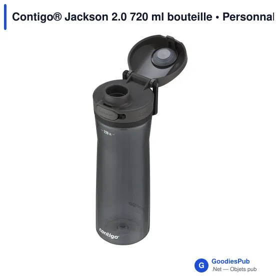 Bouteille d'eau personnalisable Contigo® Jackson 2.0 720 ml avec logo - Image 2