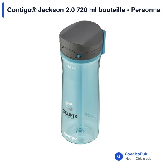 Bouteille d'eau personnalisable Contigo® Jackson 2.0 720 ml avec logo - Image 11