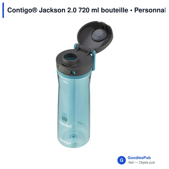 Bouteille d'eau personnalisable Contigo® Jackson 2.0 720 ml avec logo - Image 12