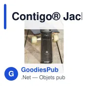 Bouteille d'eau personnalisable Contigo® Jackson 2.0 720 ml avec logo - Miniature 5