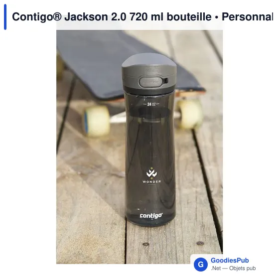 Bouteille d'eau personnalisable Contigo® Jackson 2.0 720 ml avec logo - Image 5