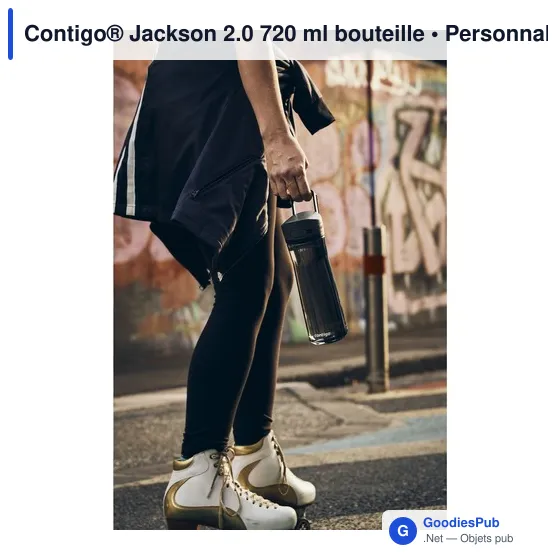 Bouteille d'eau personnalisable Contigo® Jackson 2.0 720 ml avec logo - Image 6