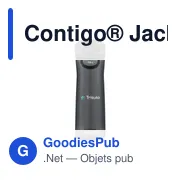 Bouteille d'eau personnalisable Contigo® Jackson 2.0 720 ml avec logo - Miniature 7