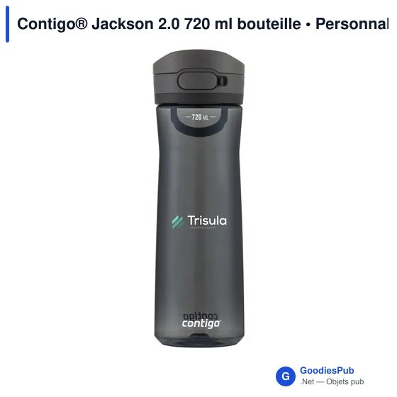 Bouteille d'eau personnalisable Contigo® Jackson 2.0 720 ml avec logo - Image 7