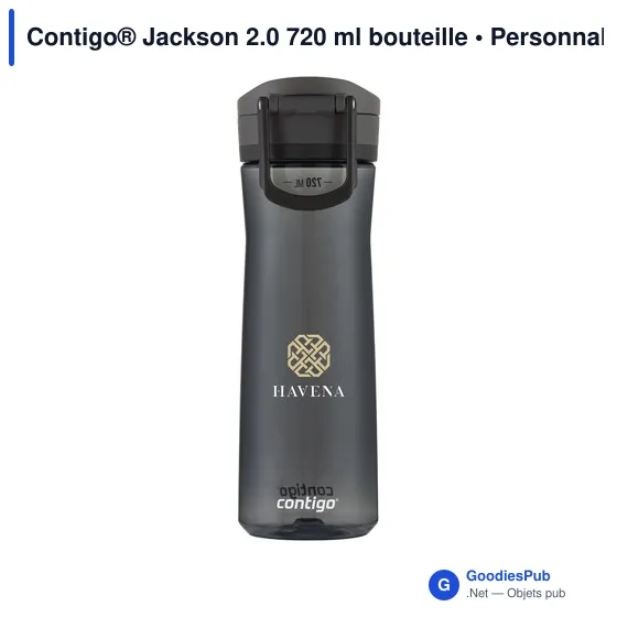 Bouteille d'eau personnalisable Contigo® Jackson 2.0 720 ml avec logo - Image 8