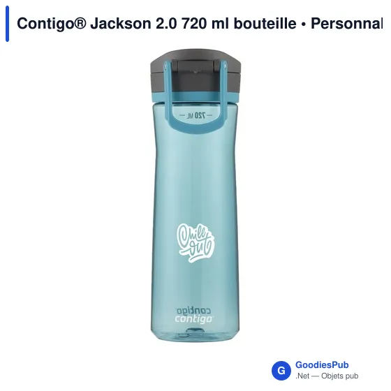 Bouteille d'eau personnalisable Contigo® Jackson 2.0 720 ml avec logo - Image 10
