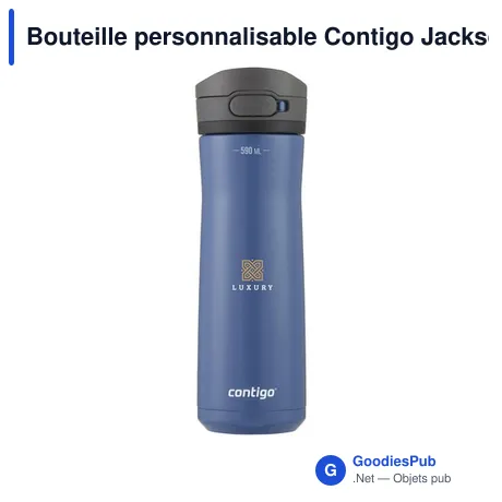 Bouteille personnalisable Contigo Jackson Chill 2.0 avec logo
