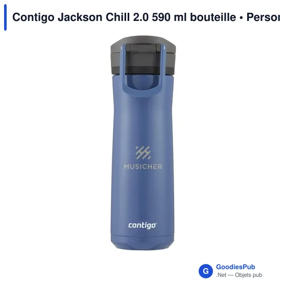 Bouteille personnalisable Contigo Jackson Chill 2.0 avec logo - Image 2