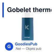Gobelet thermos personnalisable Contigo® Luxe AUTOSEAL® 360 mlavec logo - Miniature 1