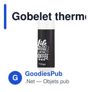 Gobelet thermos personnalisable Contigo® Luxe AUTOSEAL® 470 mlavec logo - Miniature 2