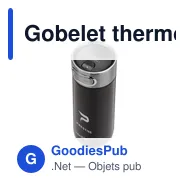 Gobelet thermos personnalisable Contigo® Luxe AUTOSEAL® 470 mlavec logo - Miniature 3