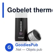 Gobelet thermos personnalisable Contigo® Luxe AUTOSEAL® 470 mlavec logo - Miniature 4