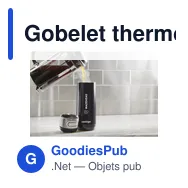 Gobelet thermos personnalisable Contigo® Luxe AUTOSEAL® 470 mlavec logo - Miniature 7