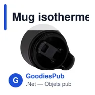 Mug isotherme personnalisable Contigo® Pinnacle 300 ml avec logo - Miniature 1