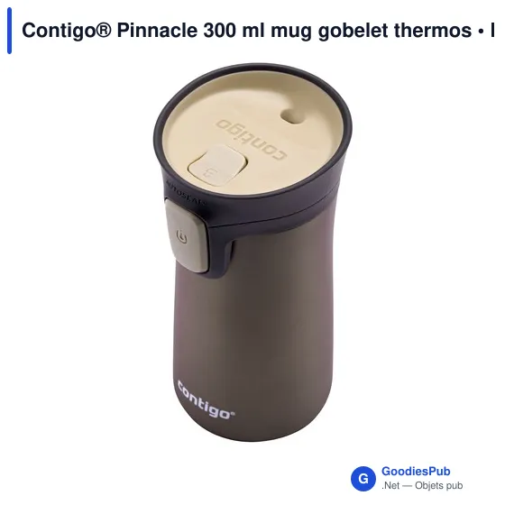 Mug isotherme personnalisable Contigo® Pinnacle 300 ml avec logo - Image 12