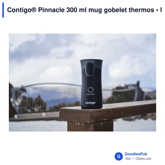 Mug isotherme personnalisable Contigo® Pinnacle 300 ml avec logo - Image 7